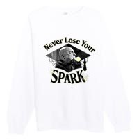 The Addams Family Tv Series – Uncle Fester Graduation Spark Premium Crewneck Sweatshirt