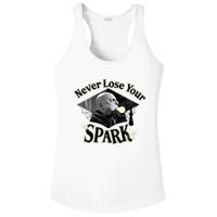 The Addams Family Tv Series – Uncle Fester Graduation Spark Ladies PosiCharge Competitor Racerback Tank