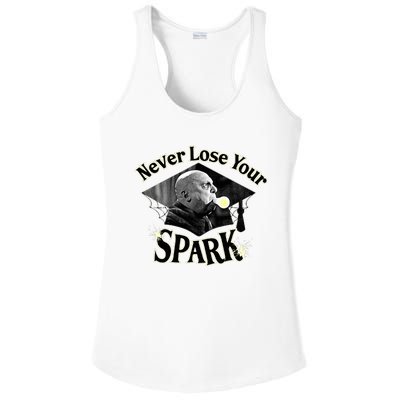 The Addams Family Tv Series – Uncle Fester Graduation Spark Ladies PosiCharge Competitor Racerback Tank