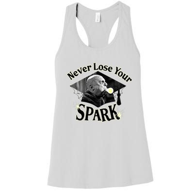 The Addams Family Tv Series – Uncle Fester Graduation Spark Women's Racerback Tank