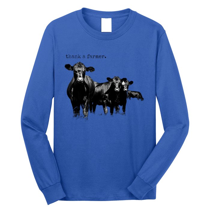 Thank A Farmer Gift Long Sleeve Shirt