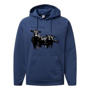 Thank A Farmer Gift Performance Fleece Hoodie