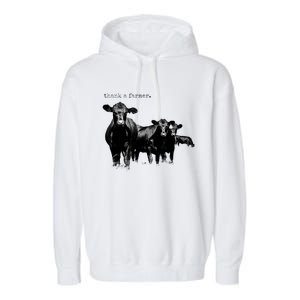 Thank A Farmer Gift Garment-Dyed Fleece Hoodie