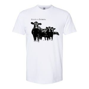 Thank A Farmer Gift Softstyle CVC T-Shirt