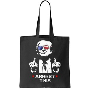 Trump Arrest Funny Tote Bag