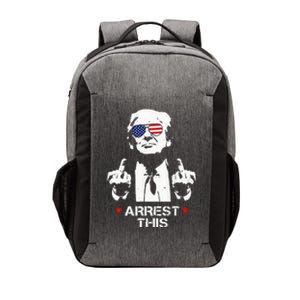 Trump Arrest Funny Vector Backpack