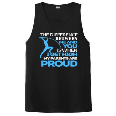 Track And Field Gift Pole Vaulting Meaningful Gift PosiCharge Competitor Tank