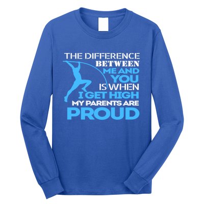 Track And Field Gift Pole Vaulting Meaningful Gift Long Sleeve Shirt