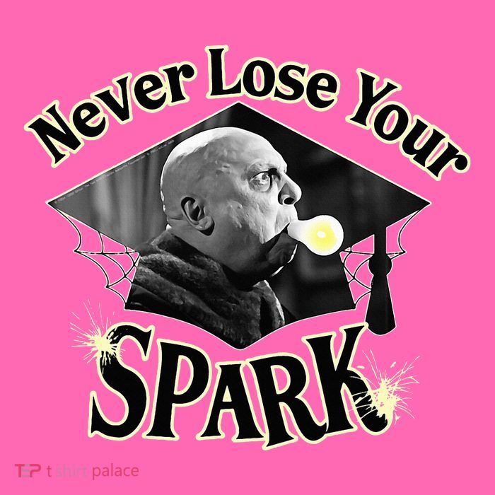 The Addams Family Tv Series – Uncle Fester Graduation Spark Stripe Pom Pom Beanie