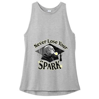The Addams Family Tv Series – Uncle Fester Graduation Spark Ladies PosiCharge Tri-Blend Wicking Tank