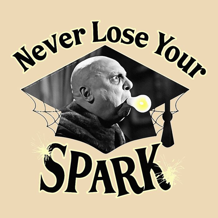 The Addams Family Tv Series – Uncle Fester Graduation Spark Drawstring Bag