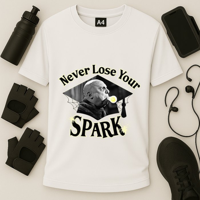 The Addams Family Tv Series – Uncle Fester Graduation Spark Performance Shirt