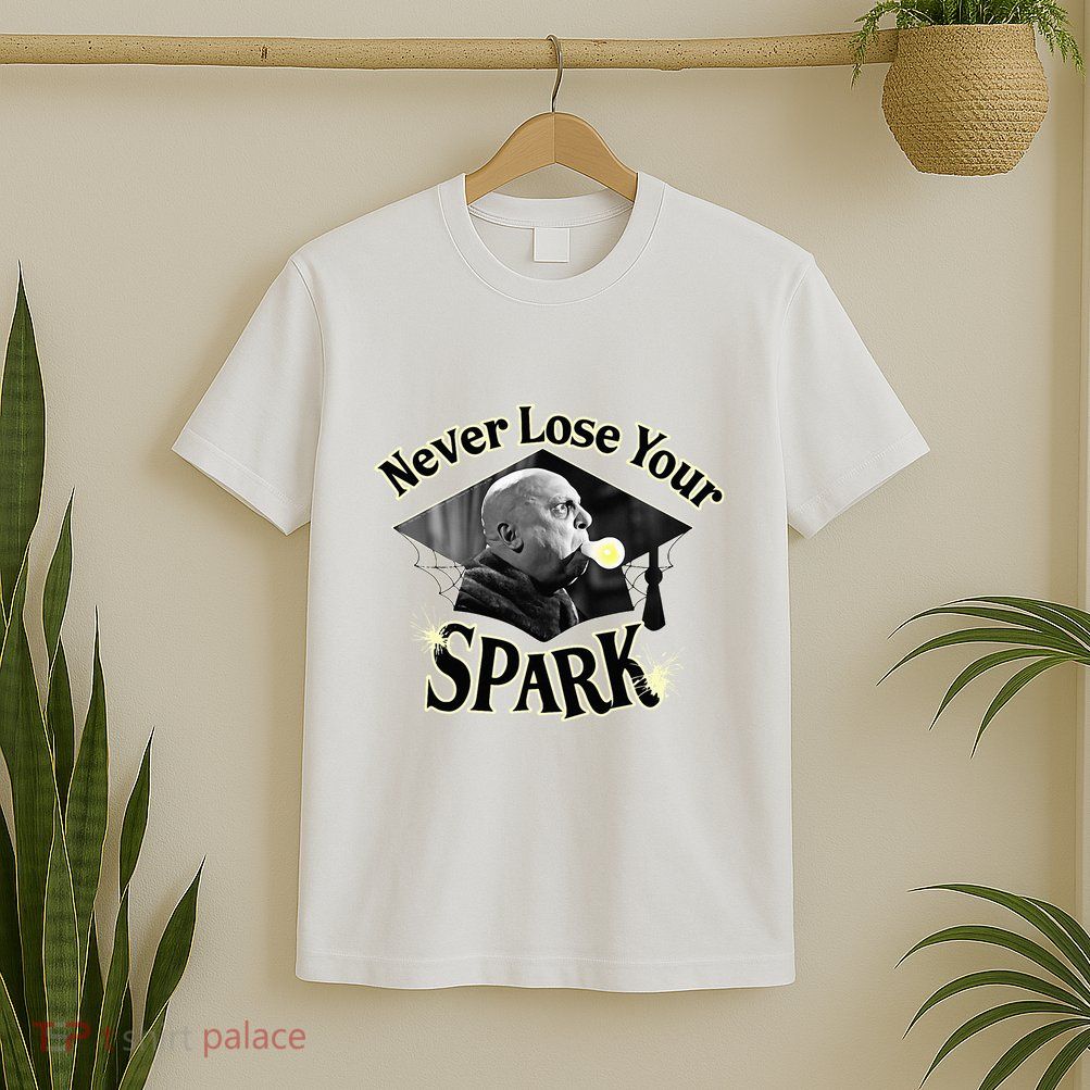 The Addams Family Tv Series – Uncle Fester Graduation Spark T-Shirt
