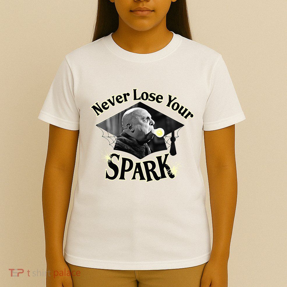 The Addams Family Tv Series – Uncle Fester Graduation Spark T-Shirt