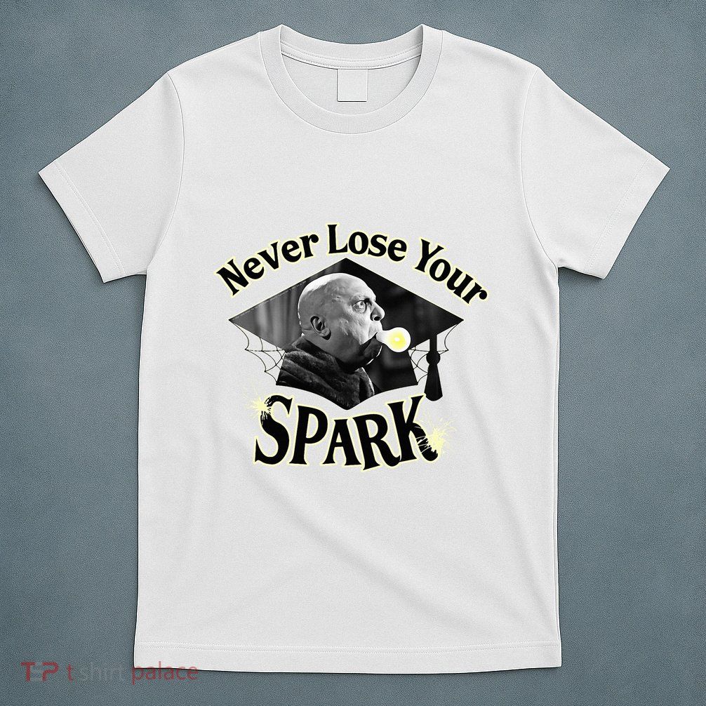 The Addams Family Tv Series – Uncle Fester Graduation Spark T-Shirt