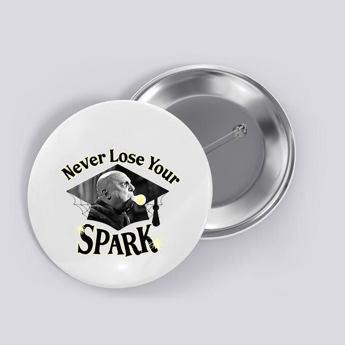 The Addams Family Tv Series – Uncle Fester Graduation Spark Button