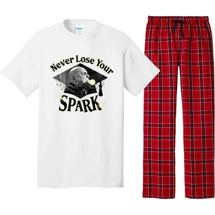 The Addams Family Tv Series – Uncle Fester Graduation Spark Pajama Set