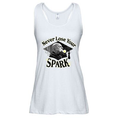 The Addams Family Tv Series – Uncle Fester Graduation Spark Ladies Essential Flowy Tank