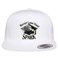 The Addams Family Tv Series – Uncle Fester Graduation Spark Flat Bill Trucker Hat
