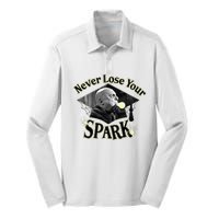 The Addams Family Tv Series – Uncle Fester Graduation Spark Silk Touch Performance Long Sleeve Polo