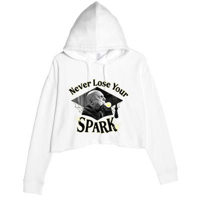 The Addams Family Tv Series – Uncle Fester Graduation Spark Crop Fleece Hoodie