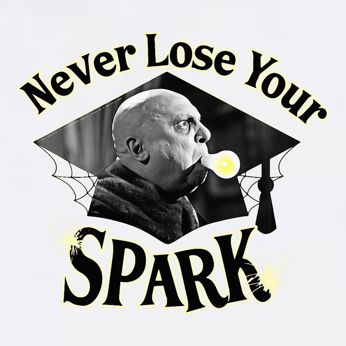 The Addams Family Tv Series – Uncle Fester Graduation Spark Cooling Performance Long Sleeve Crew