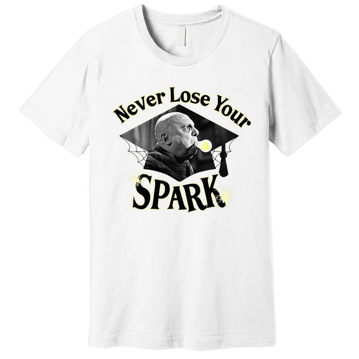 The Addams Family Tv Series – Uncle Fester Graduation Spark Premium T-Shirt