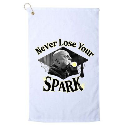 The Addams Family Tv Series – Uncle Fester Graduation Spark Golf Towel