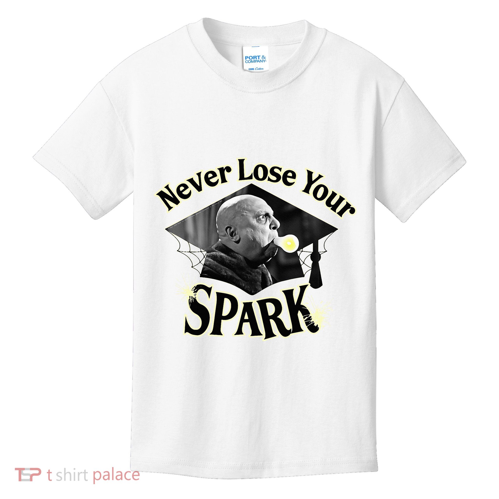 The Addams Family Tv Series – Uncle Fester Graduation Spark Kids T-Shirt
