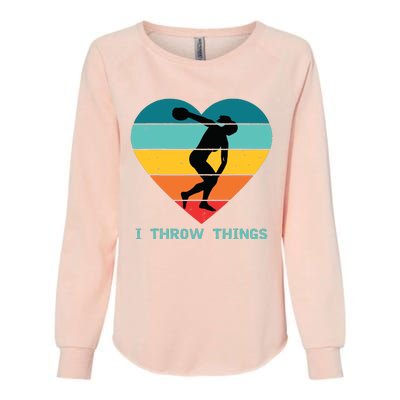 Track And Field Women Discus Thrower Womens California Wash Sweatshirt