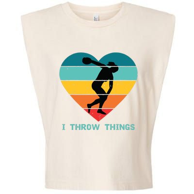 Track And Field Women Discus Thrower Garment-Dyed Women's Muscle Tee