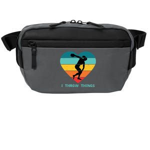 Track And Field Women Discus Thrower Crossbody Pack