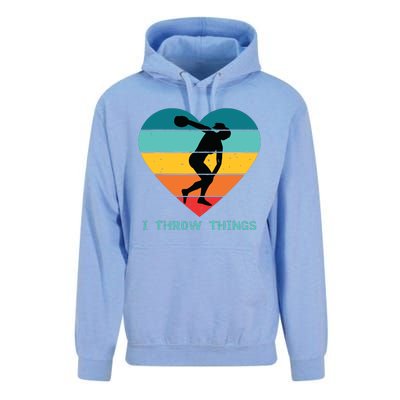 Track And Field Women Discus Thrower Unisex Surf Hoodie