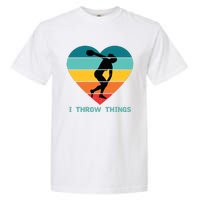 Track And Field Women Discus Thrower Garment-Dyed Heavyweight T-Shirt