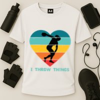 Track And Field Women Discus Thrower Cooling Performance Crew T-Shirt