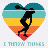 Track And Field Women Discus Thrower Cooling Performance Crew T-Shirt