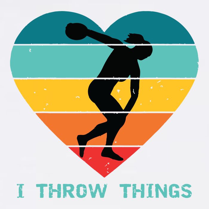 Track And Field Women Discus Thrower Cooling Performance Crew T-Shirt