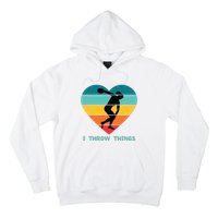 Track And Field Women Discus Thrower Hoodie