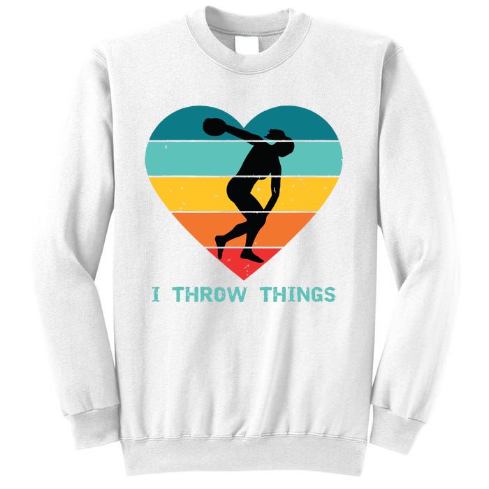 Track And Field Women Discus Thrower Sweatshirt