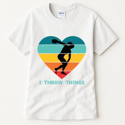 Track And Field Women Discus Thrower Tall T-Shirt