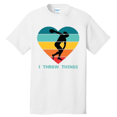 Track And Field Women Discus Thrower Tall T-Shirt