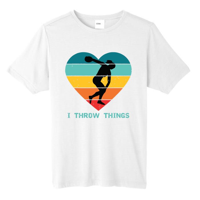 Track And Field Women Discus Thrower Tall Fusion ChromaSoft Performance T-Shirt