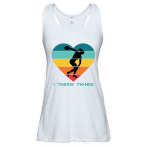 Track And Field Women Discus Thrower Ladies Essential Flowy Tank