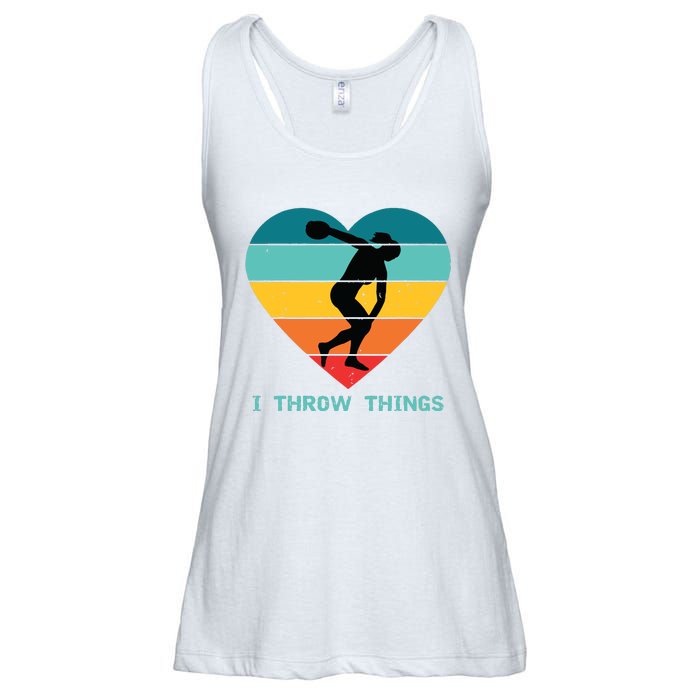 Track And Field Women Discus Thrower Ladies Essential Flowy Tank