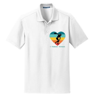 Track And Field Women Discus Thrower Dry Zone Grid Polo