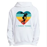 Track And Field Women Discus Thrower Urban Pullover Hoodie