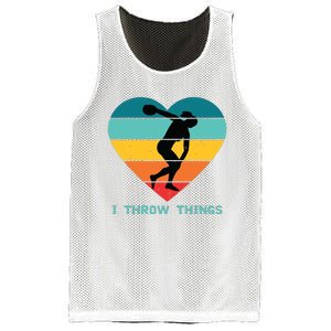 Track And Field Women Discus Thrower Mesh Reversible Basketball Jersey Tank