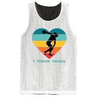 Track And Field Women Discus Thrower Mesh Reversible Basketball Jersey Tank