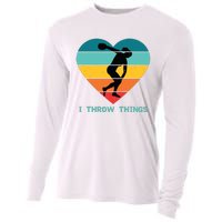 Track And Field Women Discus Thrower Cooling Performance Long Sleeve Crew