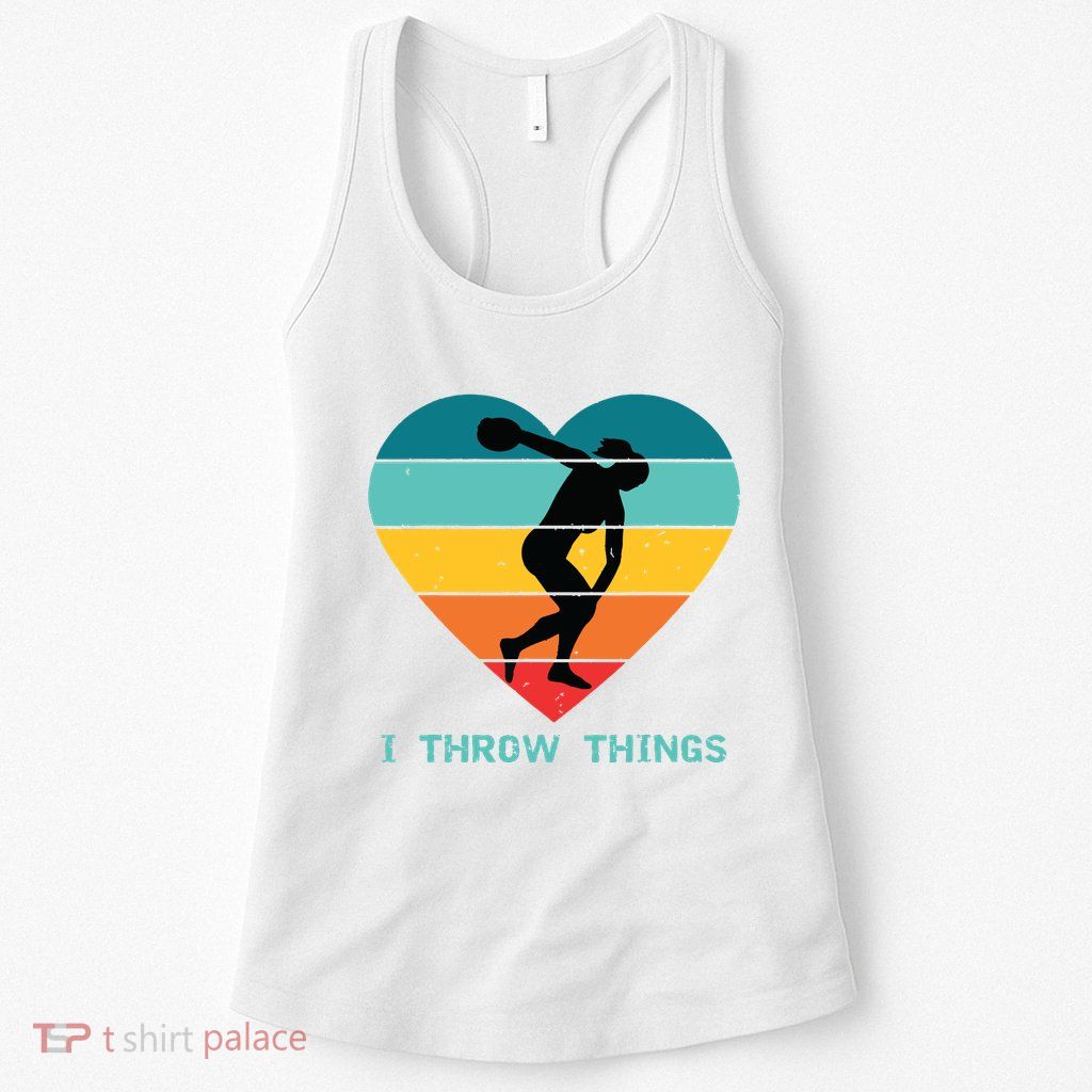 Track And Field Women Discus Thrower Womens Tank Top